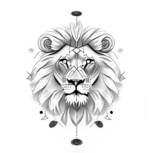 Lion With Broken Clock