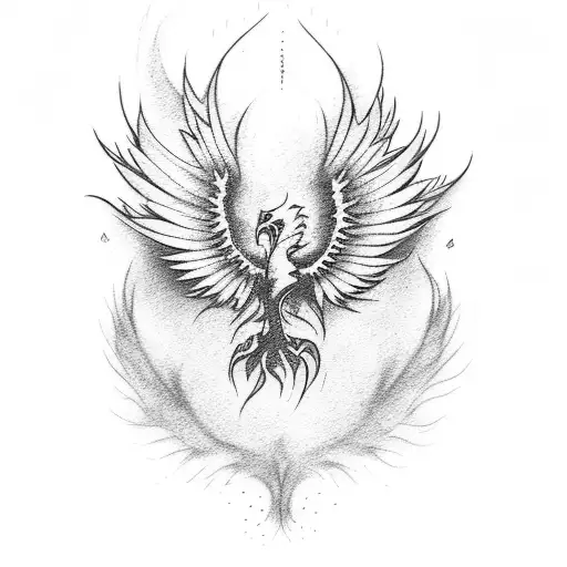 Phoenix Rising From Ashes