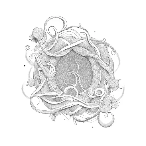 A Stylized Waveform Of A Meaningful Audio Recording Intertwined With Delicate Vines