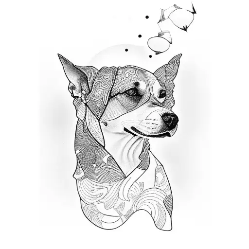 Video Editing Timeline With A Dog Silhouette