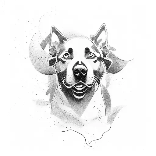 Video Editing Timeline With A Dog Silhouette