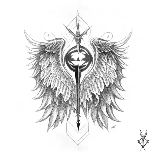 Name Semija With Angel Wings And Bosnia