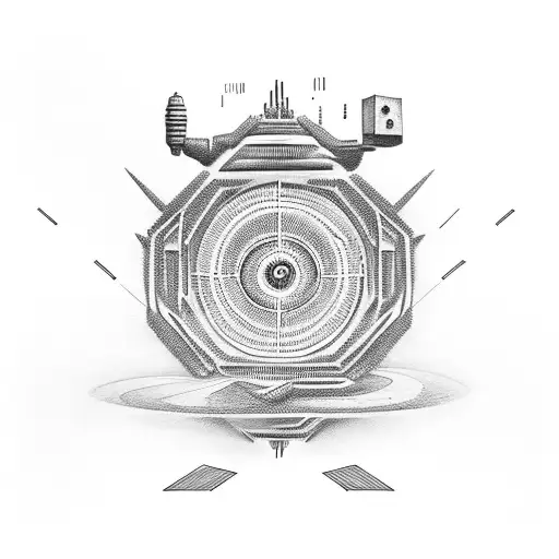 Binary Code Forming The Shape Of A Car