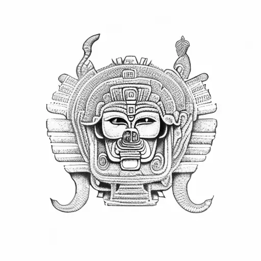 Mayan God Quetzalcoalt
