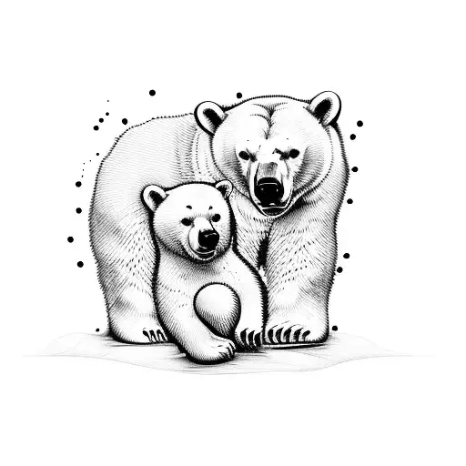 Polar Bear Hugging A Gummy Bear