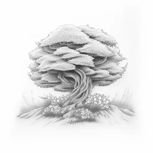 Jdm Car With Blossom Tree