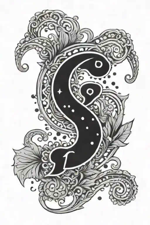 Virgo Zodiac Sign With Letter D