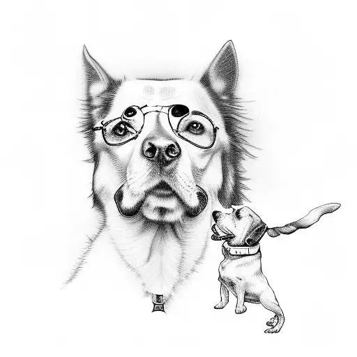 John Lennon Giving Lily To A Dog