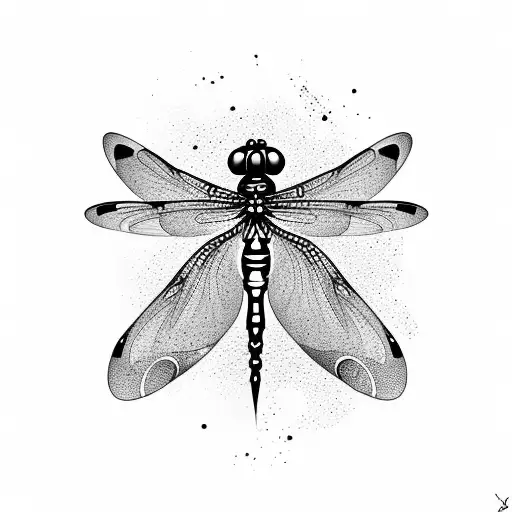 Dragonfly But The Wings Spell Out Team