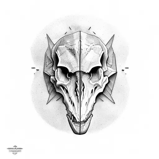 Tyrannosaurus Skull Side View