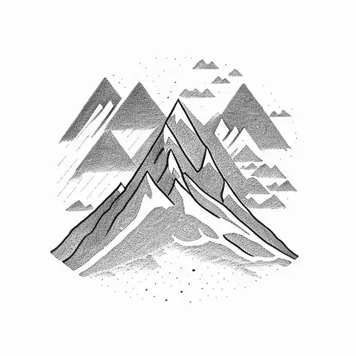 A Film Projector Projecting A Mountain Landscape