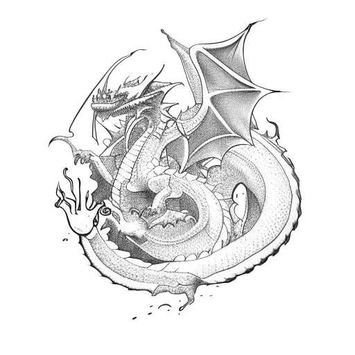 A Dragon That Killed Someone And Ate His Heart