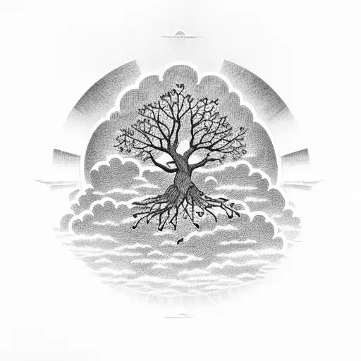 Tree Of Life Up In The Clouds