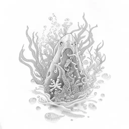 Ocean And Plants And