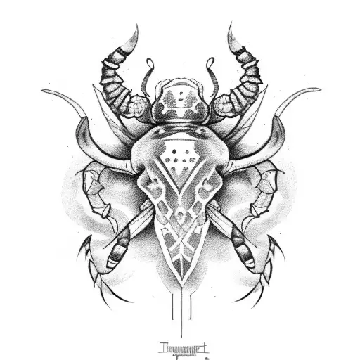 Matching One Ox Tattoo And One Scorpio