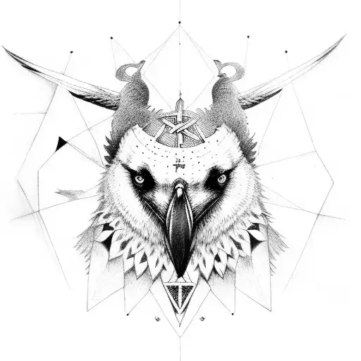 Huginn And Muninn Of Odin