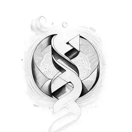 Letter S With Infinity Symbol