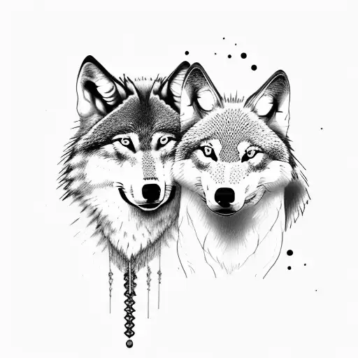 Family Wolf Mother Andr Tree Brothers