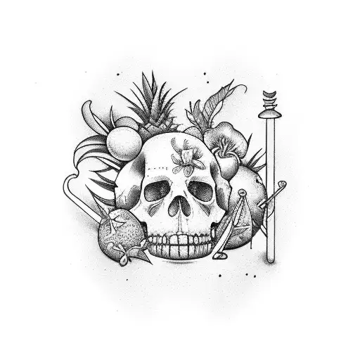 Tropical Coctail With The Word Teenie Turn 40