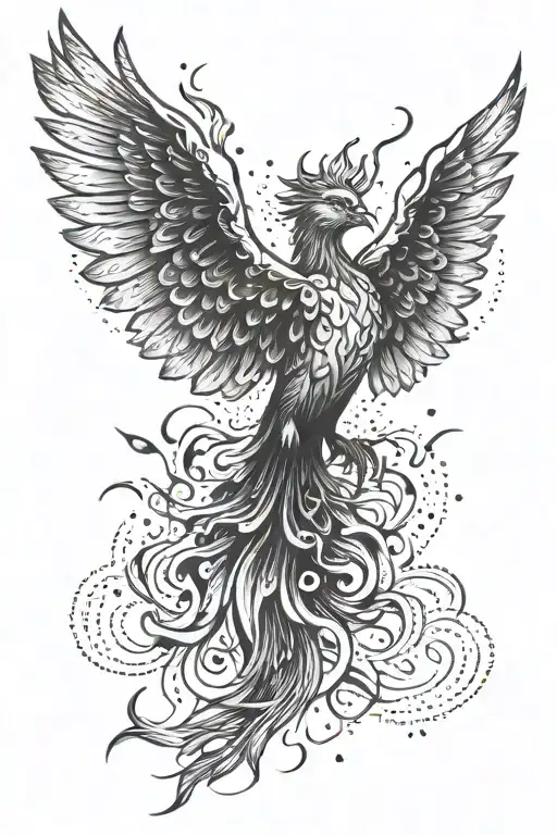 Phoenix Rising From Ashes