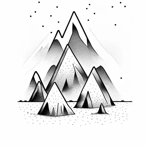 Mountain With Desert