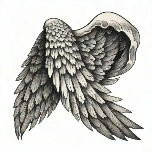 Angel Wing Wide Open