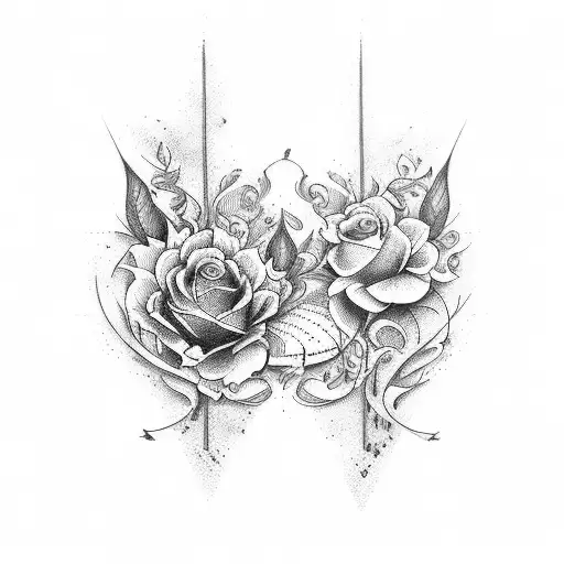 Floral Sleeve Music Harry Potter