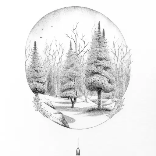 An Intricate Forest Scene With Trees And The Name Yess Subtly Incorporated Into The Branches