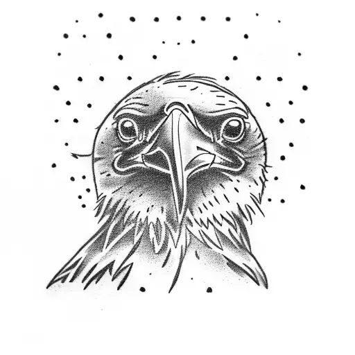 A Raven Perched On Top Of A Boxing Ring