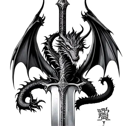Dragon And Sword