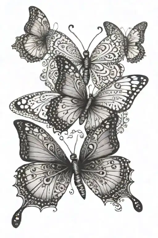 Butterflies Henna