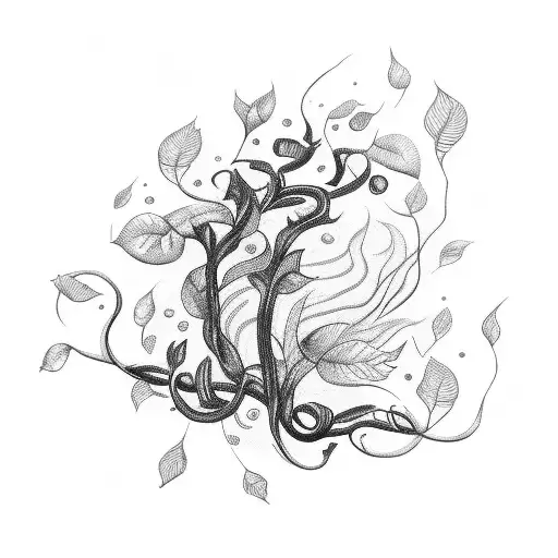 Vine Wrapped Around Leg