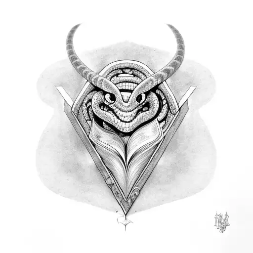 A Harry Potter Book With A Snake Wrapped Around It