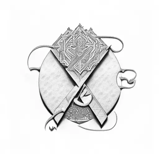 Letter Aziz In Chicago Style With Barrock Around It