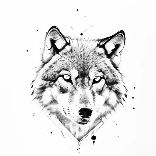 Executive Man With Wolf Head