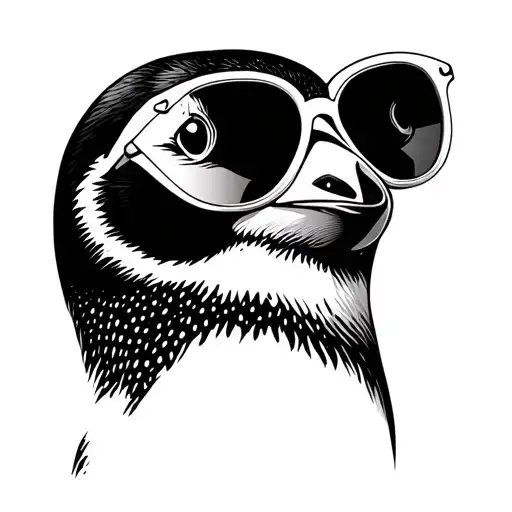 Penguin With Sunglasses