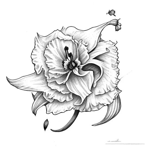 Moon Carnation Daffodil Poppy Rose