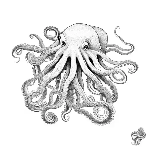 A Family Of Octopuses Playing Basketball On A Beach In Italy