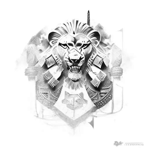 Roman Gladiator Include Lion