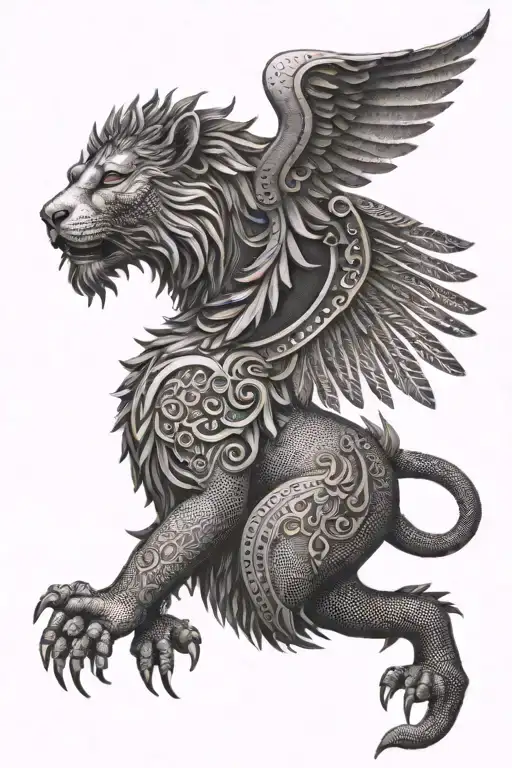 Ishtar Winged Lion Shishi Shield