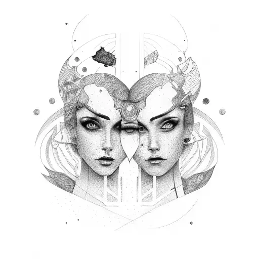 2 Female Gender Signs Coupled Up And Under It Something To Represent Their Son