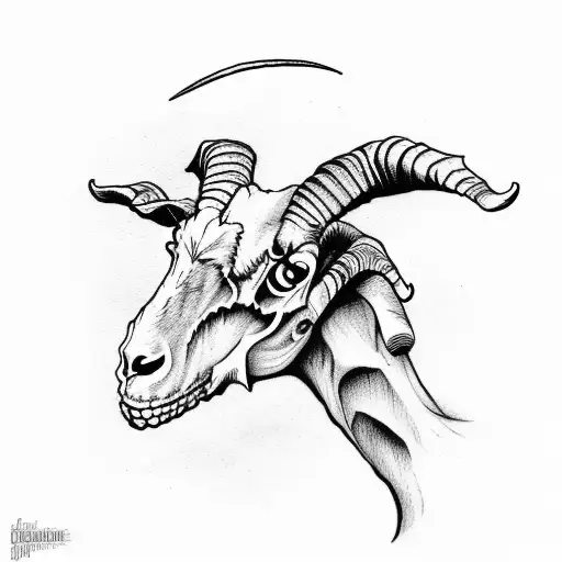 Goat Skull Above All