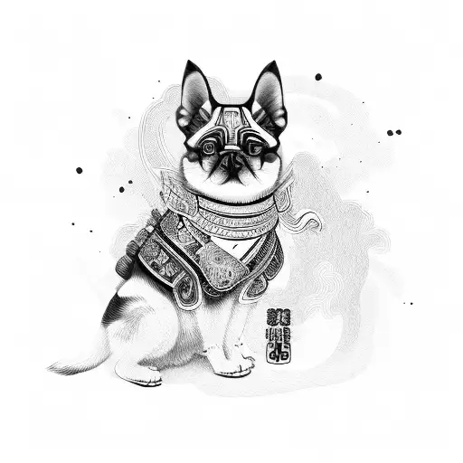 Samurai With Dogs