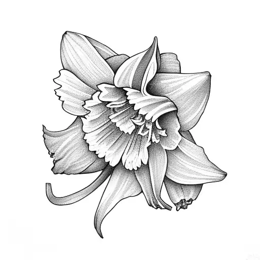 Daffodil Flower Jonquil Flower Mary Gold Flower And Cosmos Flower All Together Basic