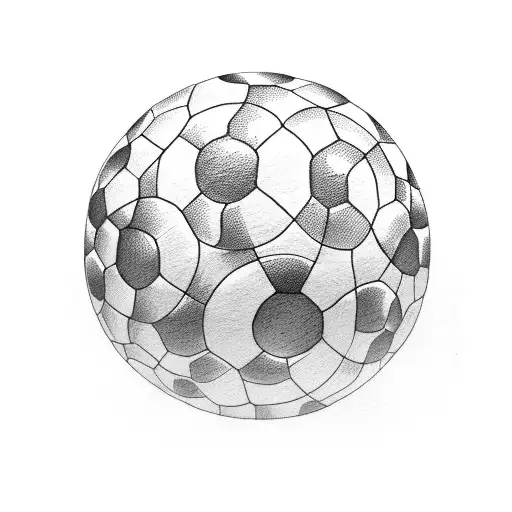 A Little Boy Holding Up A Ball In Front Of Signal Iduna Park