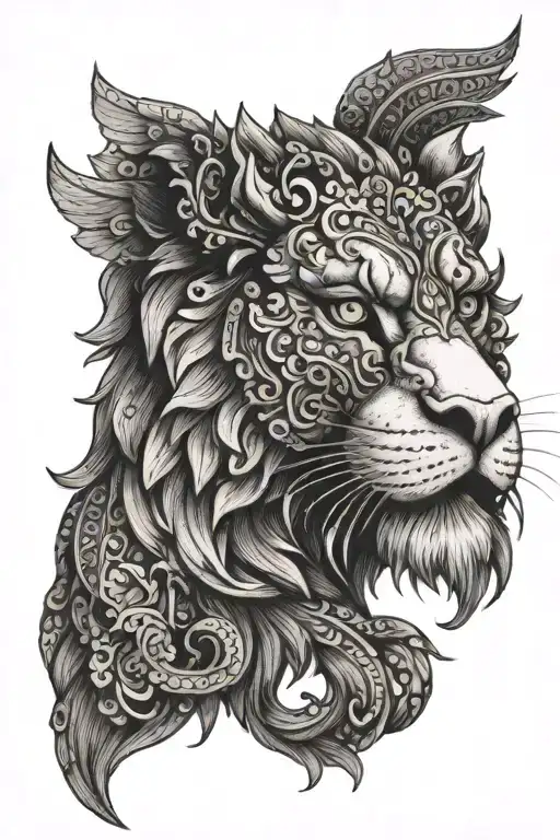 Komainu Ishtar Wings Lion