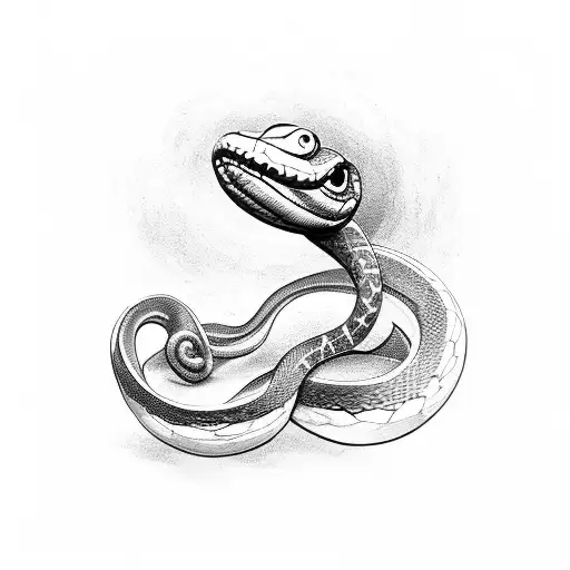 Snake And Hourglass Snake And Hourglass