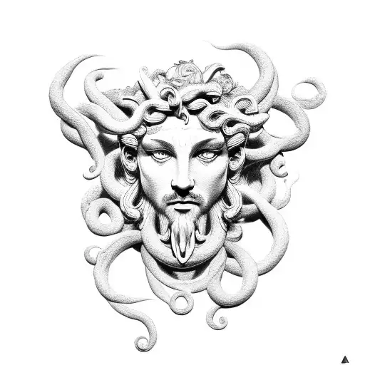 Greek Gods Medusa Flowers