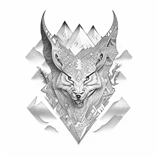 Mountain And Sea In Diamond