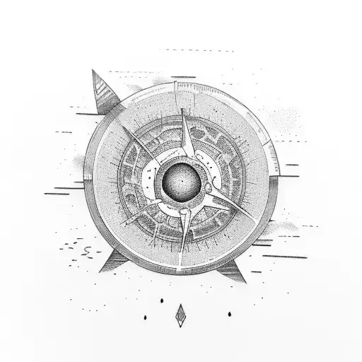 A Serene Waterfall Flowing Through A Bicycle Wheel